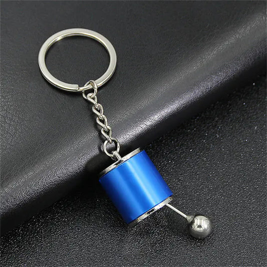 Llavero de Palanca de Cambios para Modificación de Coches - Colgante de Metal